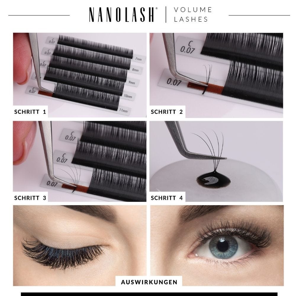 Nanolash Volume Lashes 0.07 C 11mm