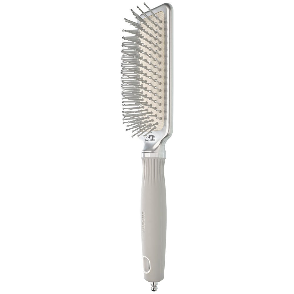 Olivia Garden RECTANGULAR Nylon Bristles Gold & Brown L