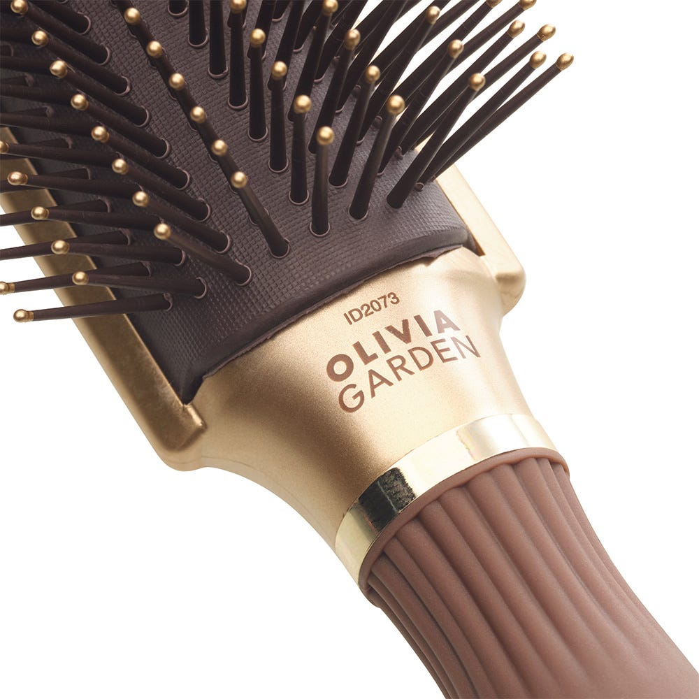 Olivia Garden Style Control Nylon Bristles Gold & Brown