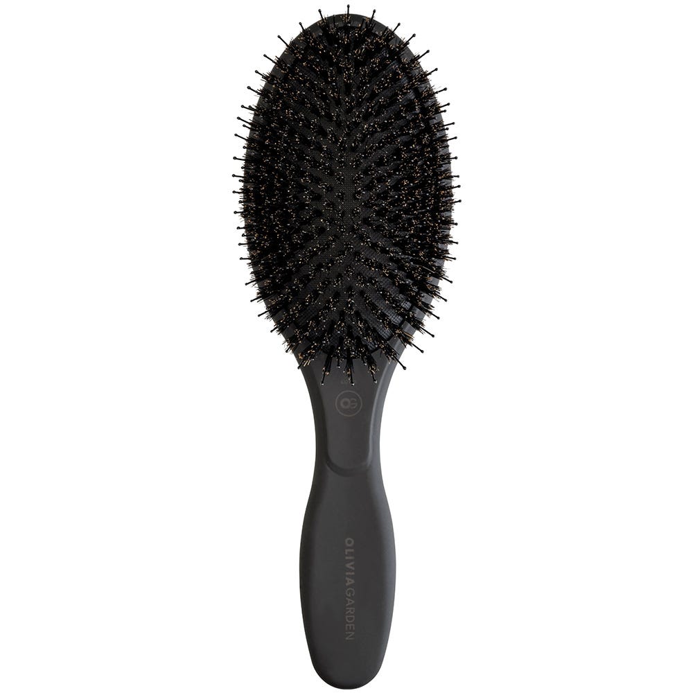 Olivia Garden Oval Boar & Nylon Bristles Black Label