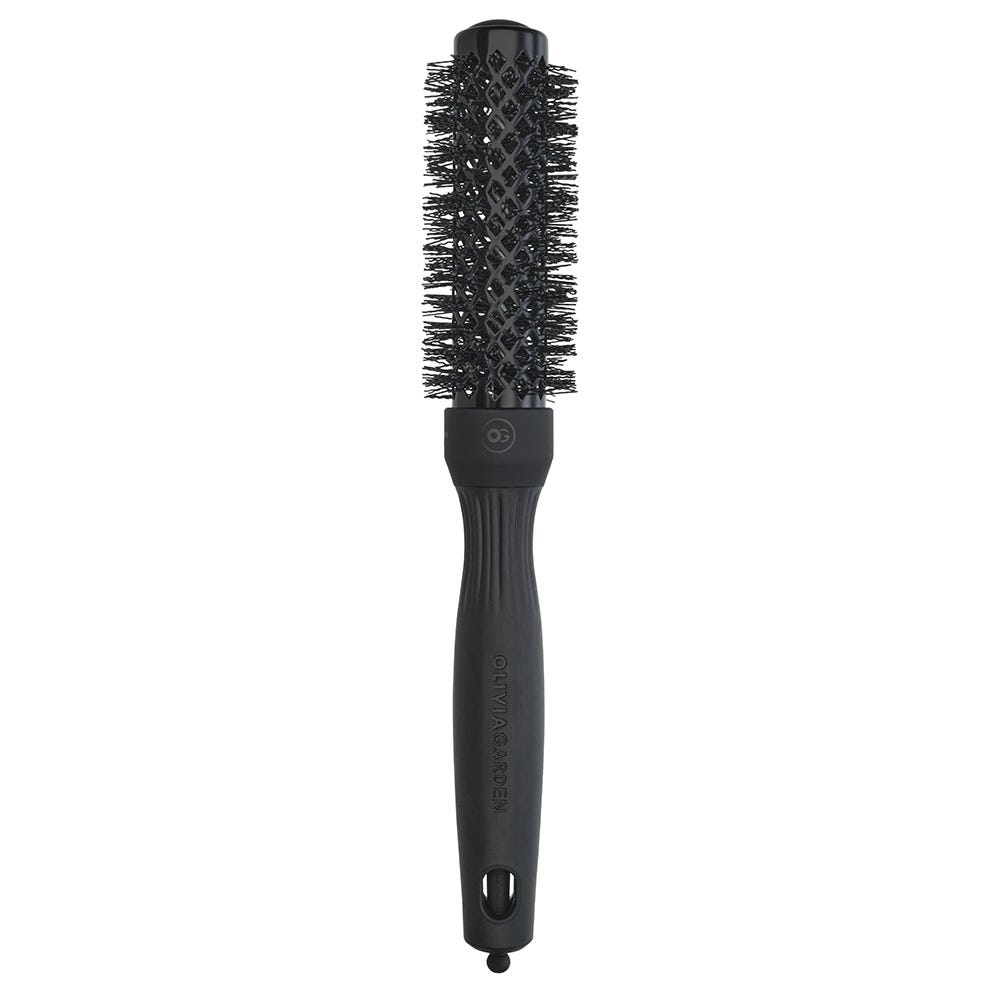 Olivia Garden Shine Wavy Bristles Black Label 25 mm Rundbürste