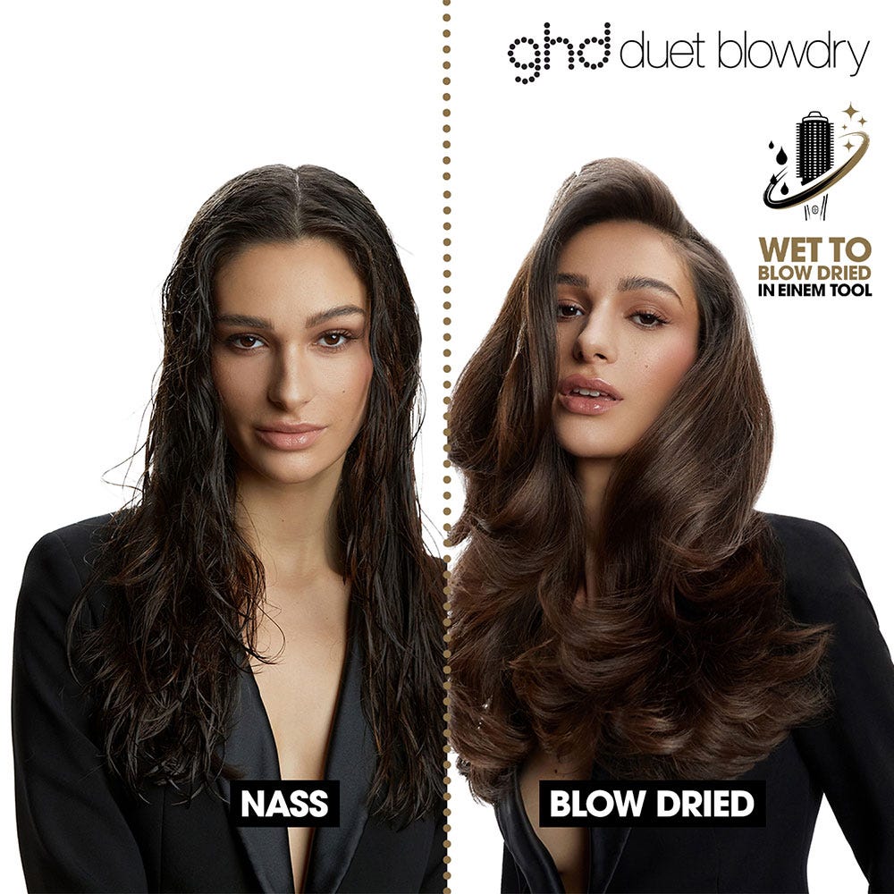 ghd duet blowdry Hair Dryer Brush schwarz