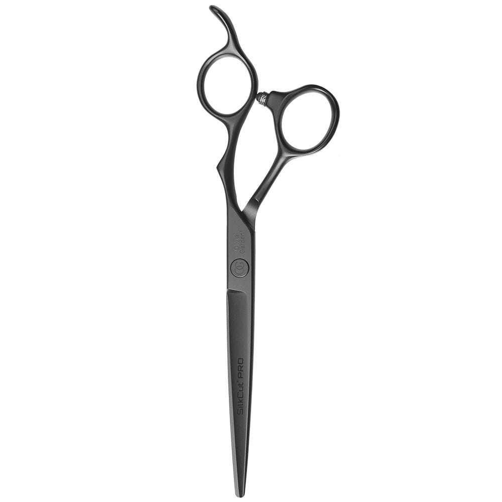 Olivia Garden SilkCut PRO Matt Black Haarschneideschere 6,5'' Rechtshand