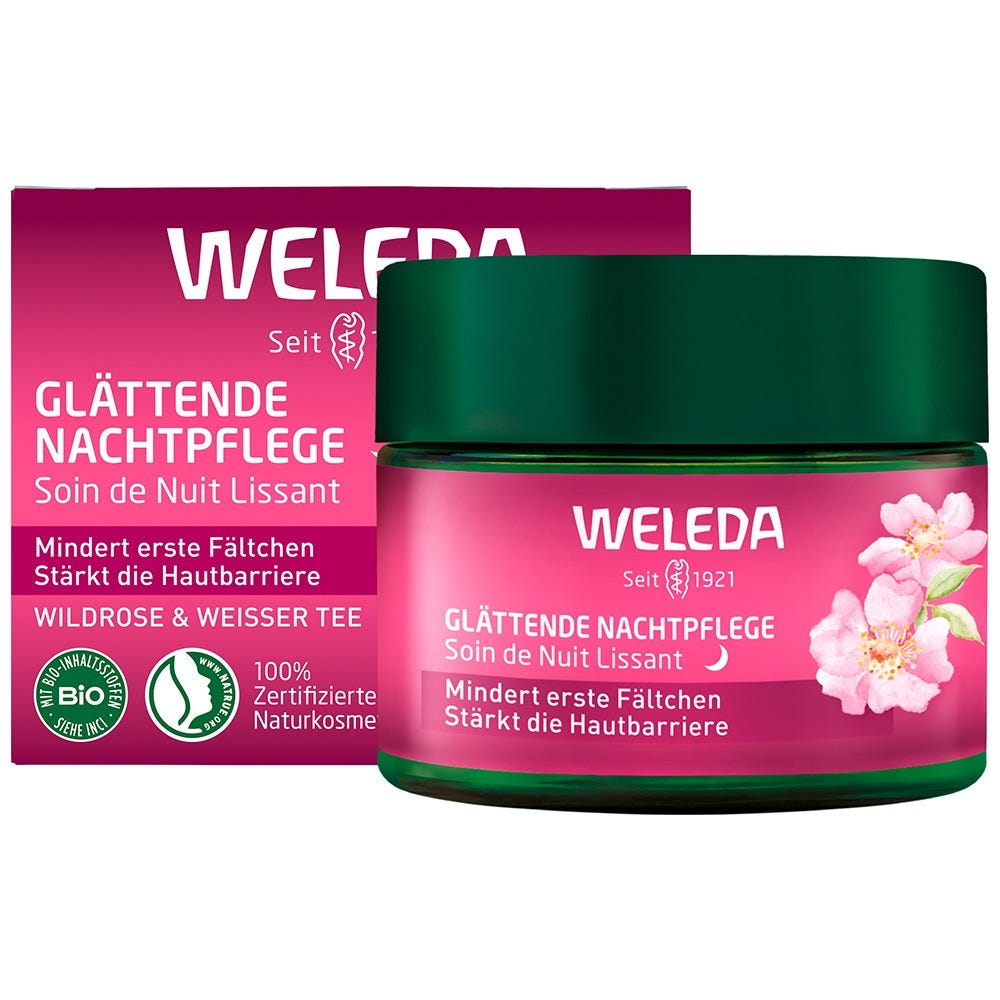 Weleda Glättende Nachtpflege Wildrose & Weisser Tee 40 ml