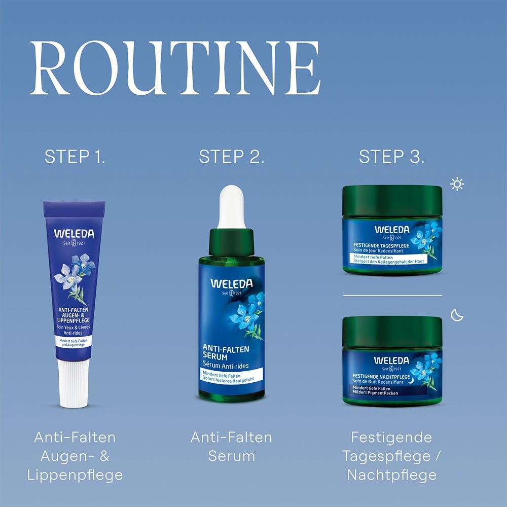 Weleda Festigende Nachtpflege Blauer Enzian & Edelweiss 40 ml