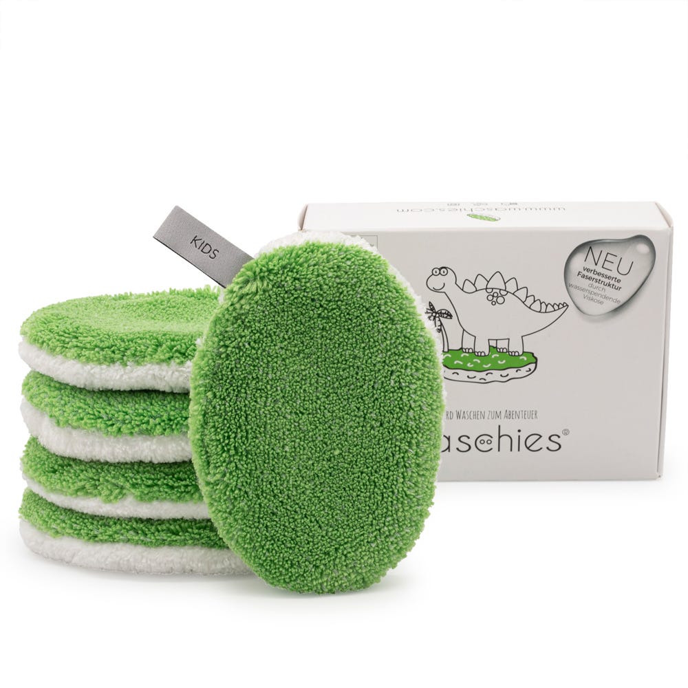 Waschies Baby- & Kinderwaschpads Grün 5er-Set