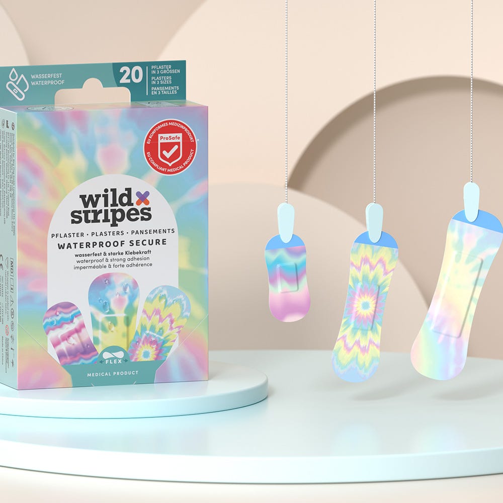Wild Stripes Waterproof Rainbow
