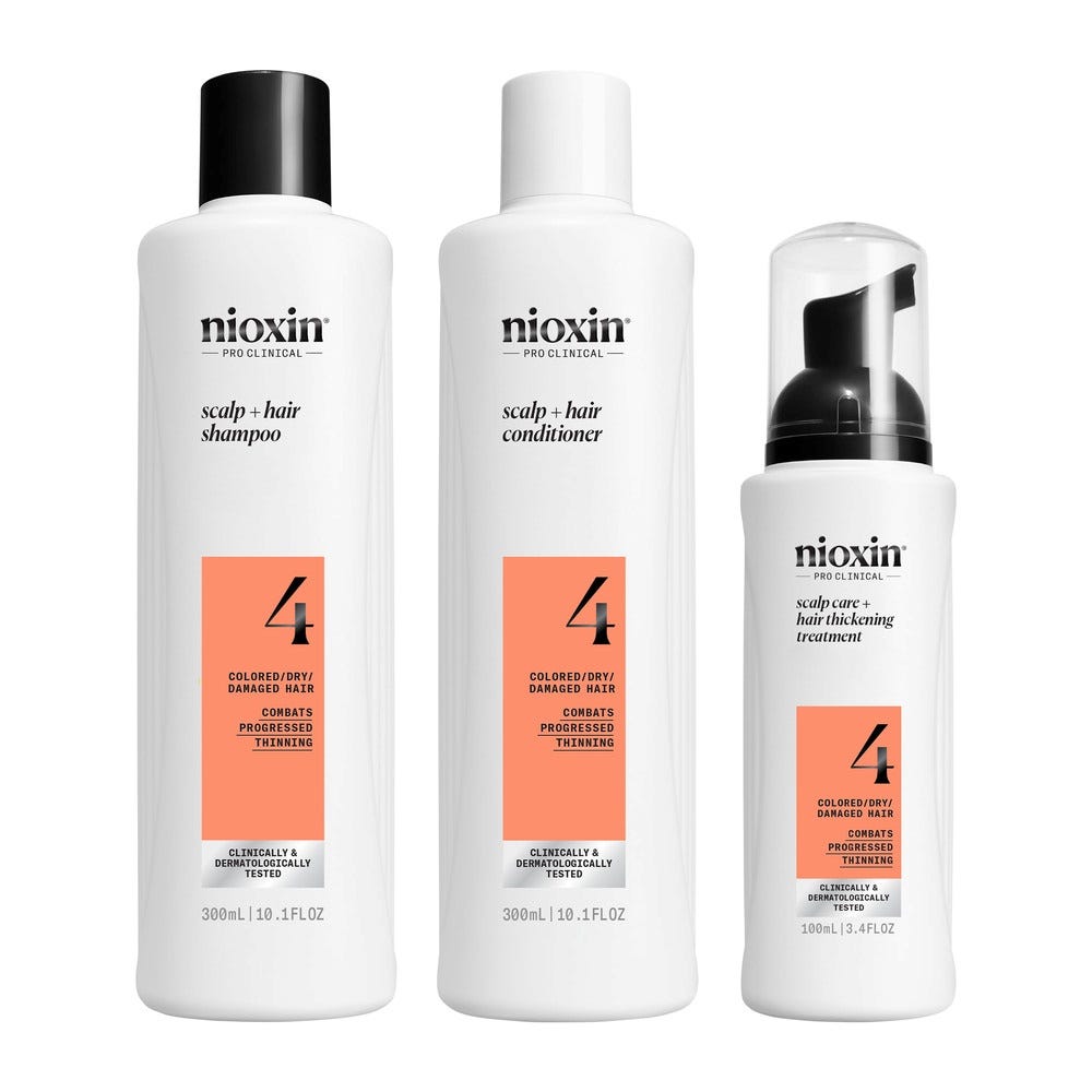 Nioxin Scalp + Hair Thickening System 4 Set