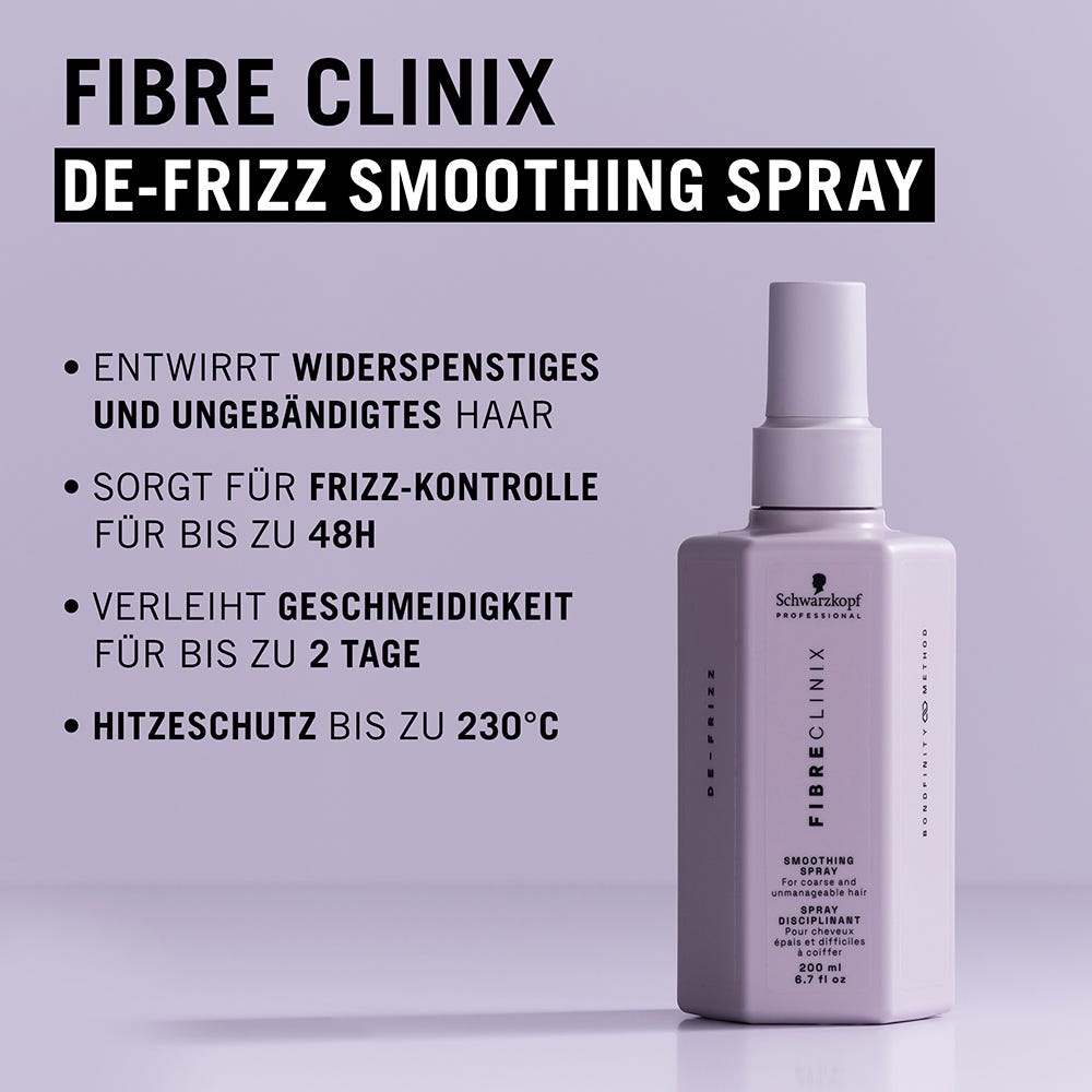 Schwarzkopf Fibre Clinix De-Frizz Smoothing Spray 200 ml
