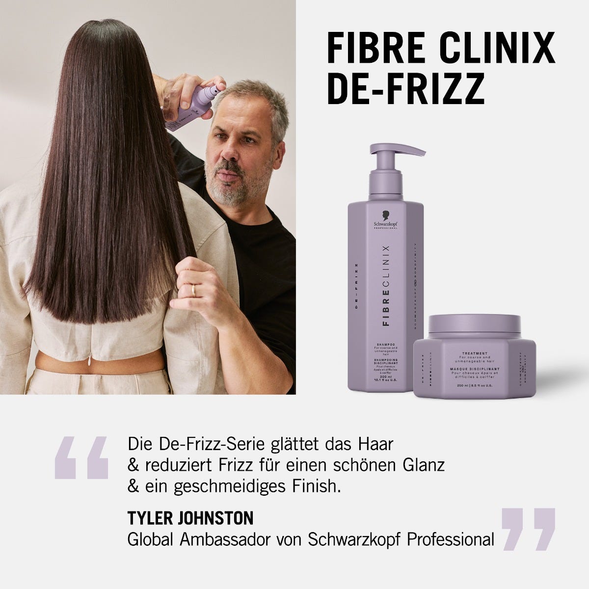 Schwarzkopf Fibre Clinix De-Frizz Smoothing Spray 200 ml