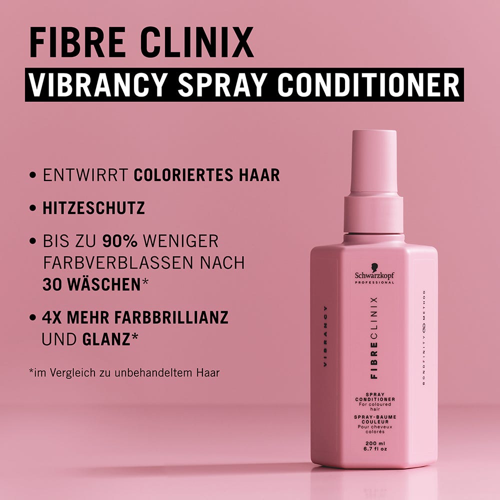 Schwarzkopf Fibre Clinix Vibrancy Spray Conditioner 200 ml
