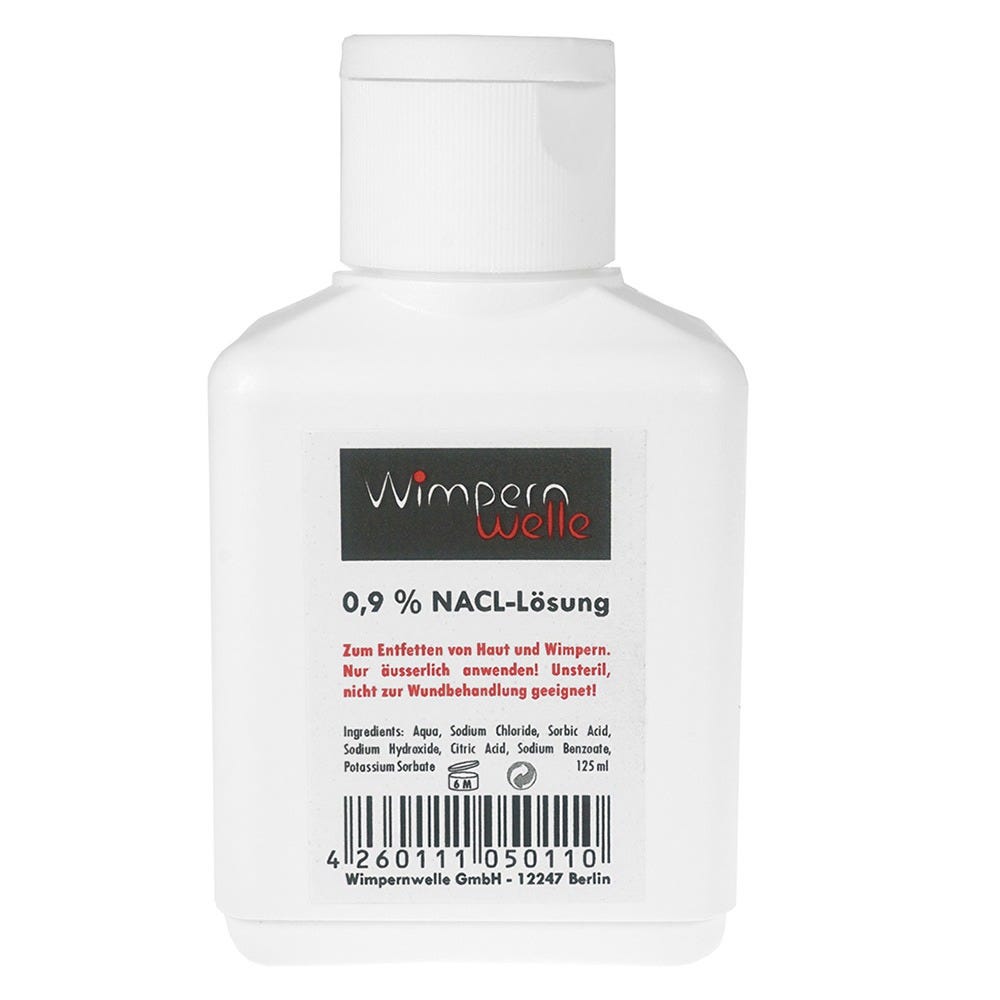 Wimpernwelle Physiologische Kochsalzlösung 0,9% 125 ml