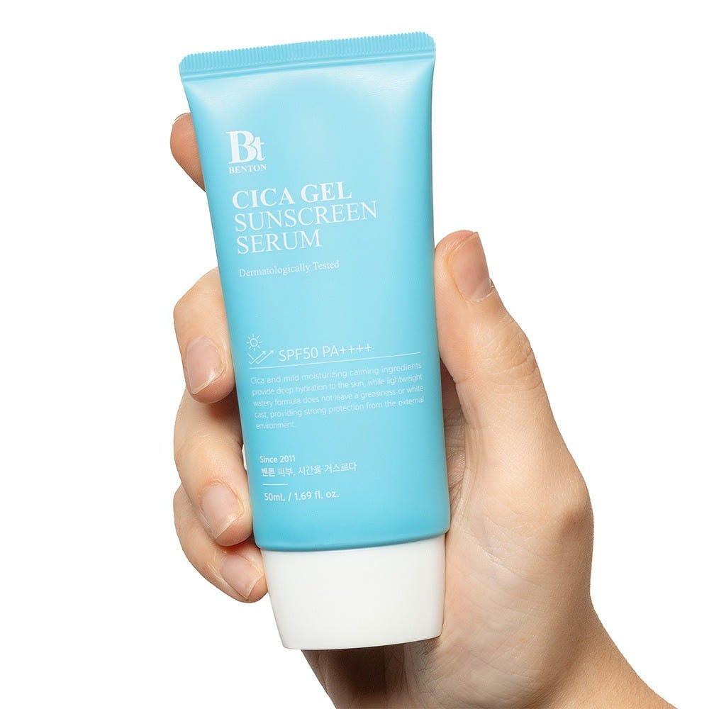 Benton Cica Gel Sunscreen Serum LSF 50 PA++++ 50 ml