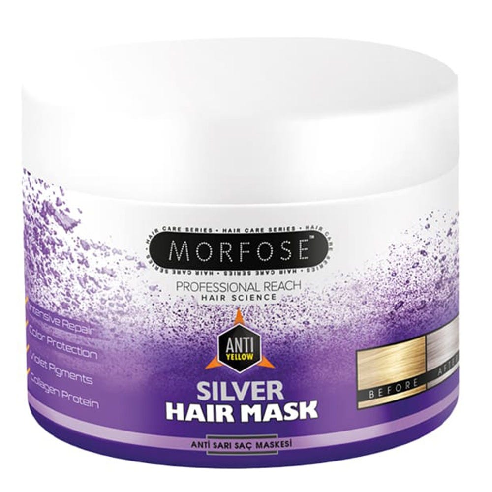 Morfose No Yellow Silber Maske 500 ml
