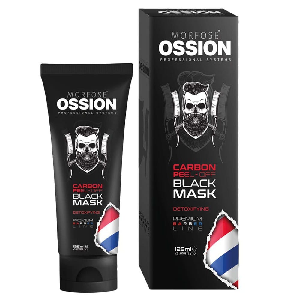 Morfose Ossion Premium Barber Peel Off Black Gesichtsmaske 125 ml