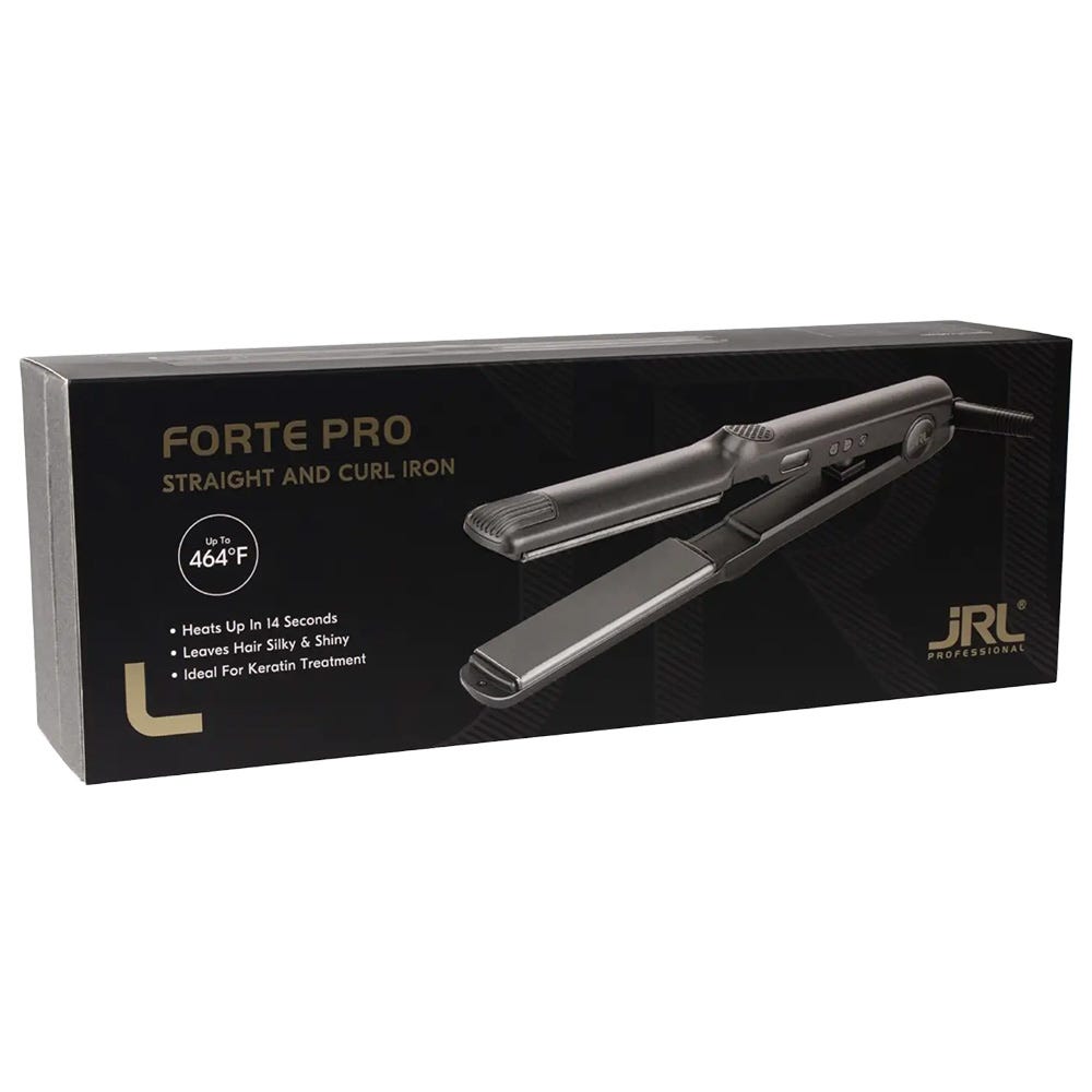 JRL Professional Straight & Curl Iron 9 cm x 2,8 cm