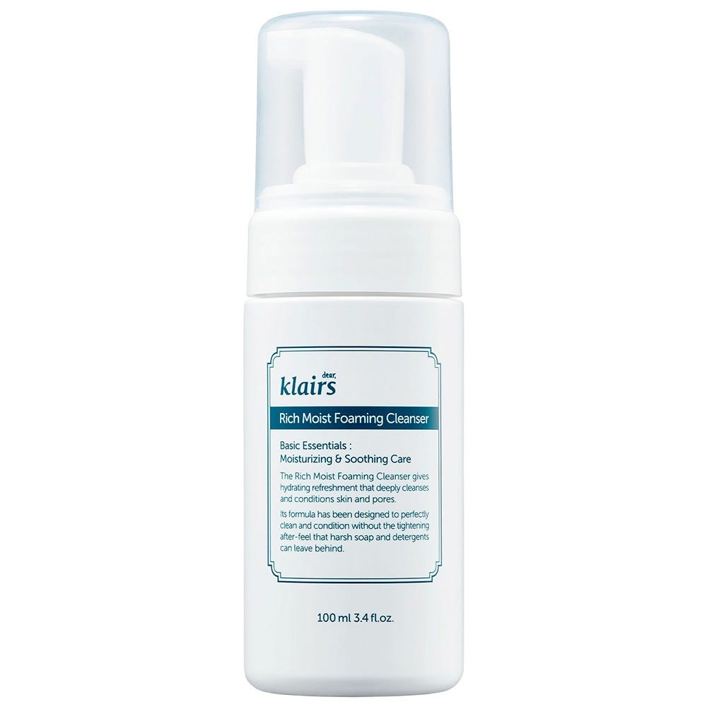 Dear, Klairs Rich Moist Foaming Cleanser 100 ml