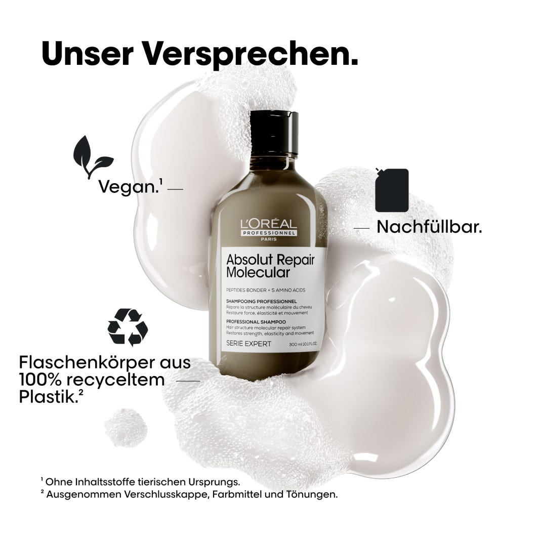 L'Oréal Professionnel Paris Serie Expert Absolut Repair Molecular Shampoo Refill 500 ml