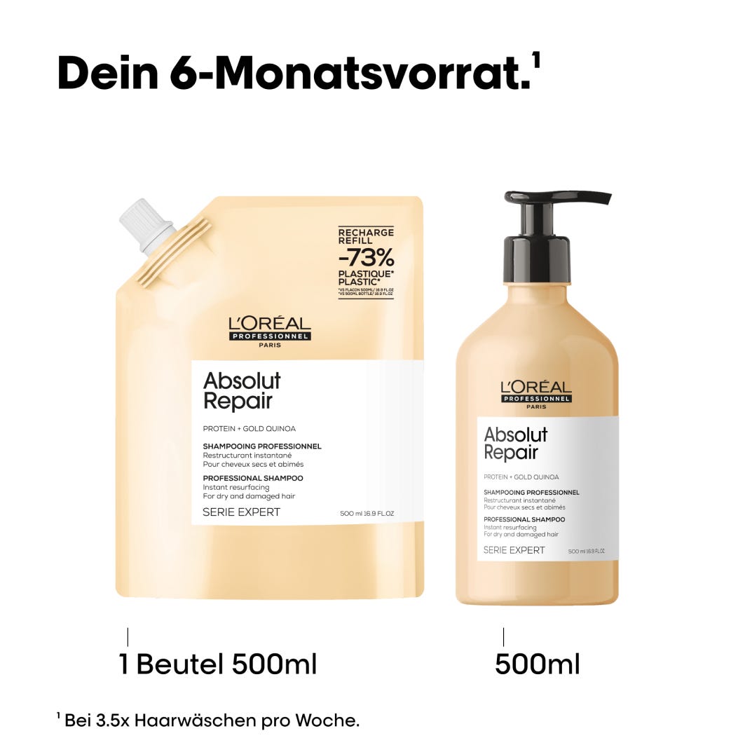L'Oréal Professionnel Paris Série Expert Absolut Repair Shampoo Refill 500 ml