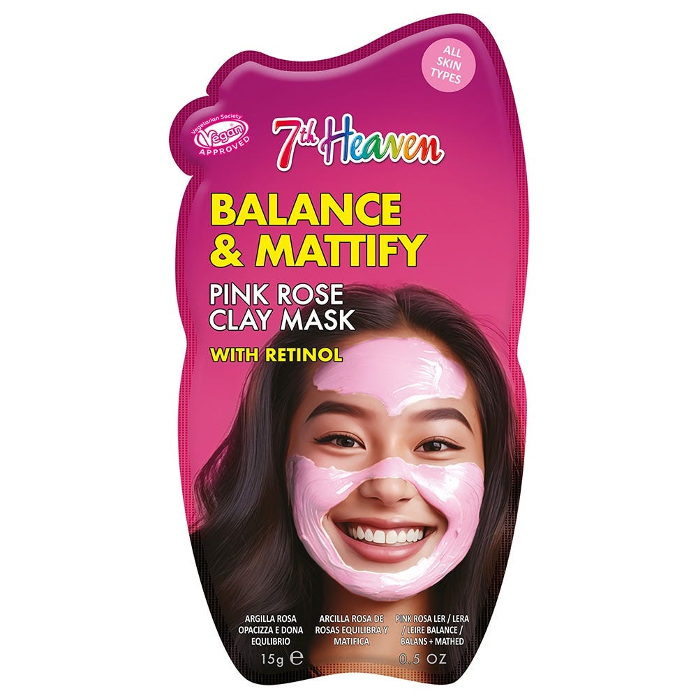 7th Heaven Pink Rose Clay with Retinol 15 g