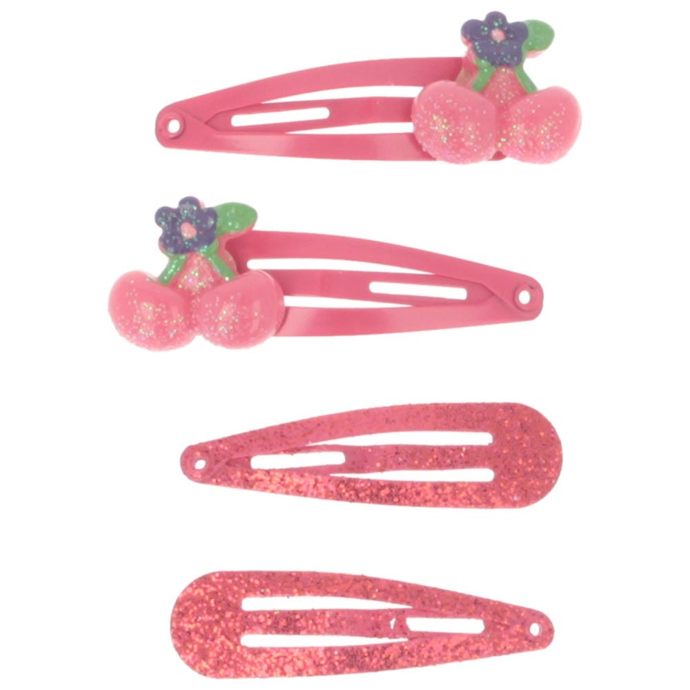 Solida Haarclip rot Kirsche 4 Stück