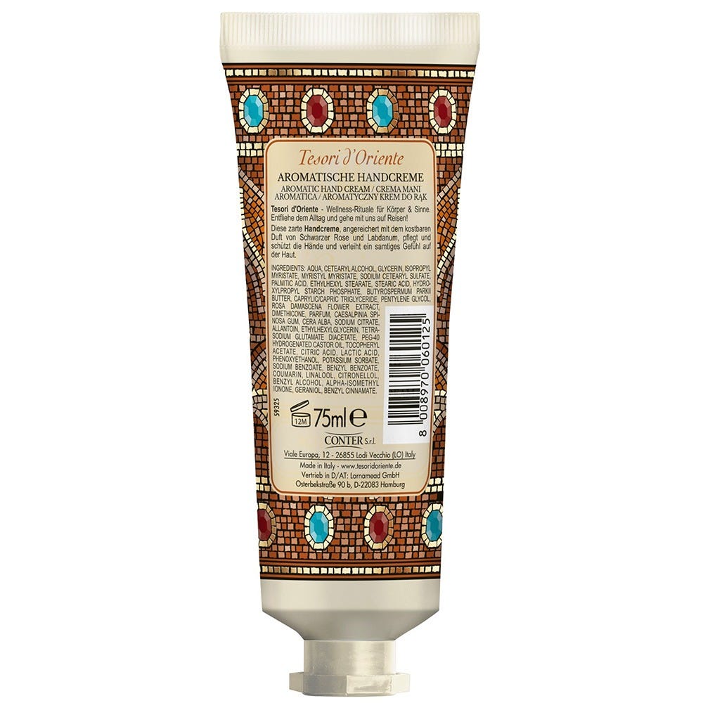 Tesori d´Oriente Handcreme Byzantium 75 ml