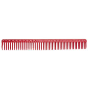JRL Professional Long Round Tooth Cutting Comb 9" red