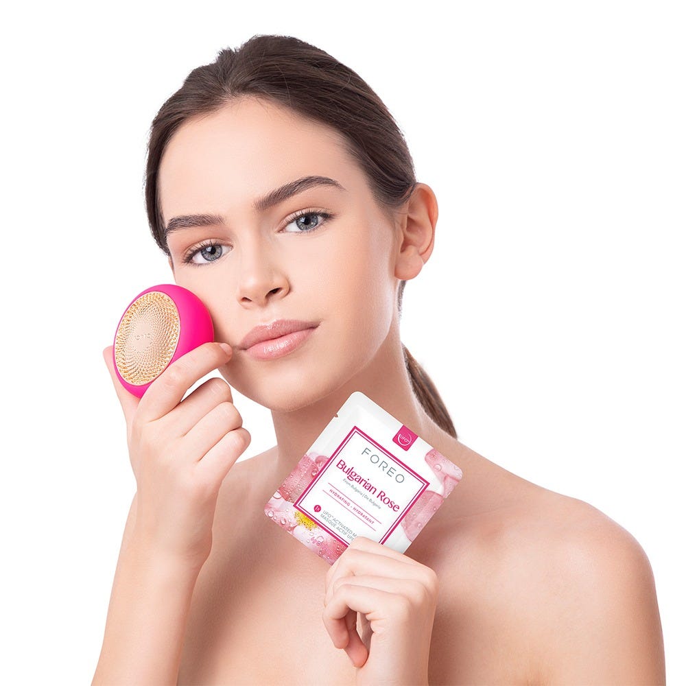 FOREO Sweden UFO Mask Bulgarian Rose 6 Stück
