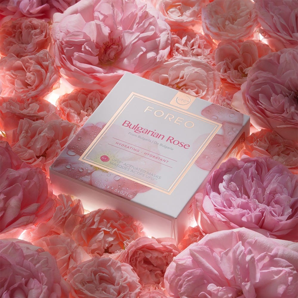 FOREO Sweden UFO Mask Bulgarian Rose 6 Stück