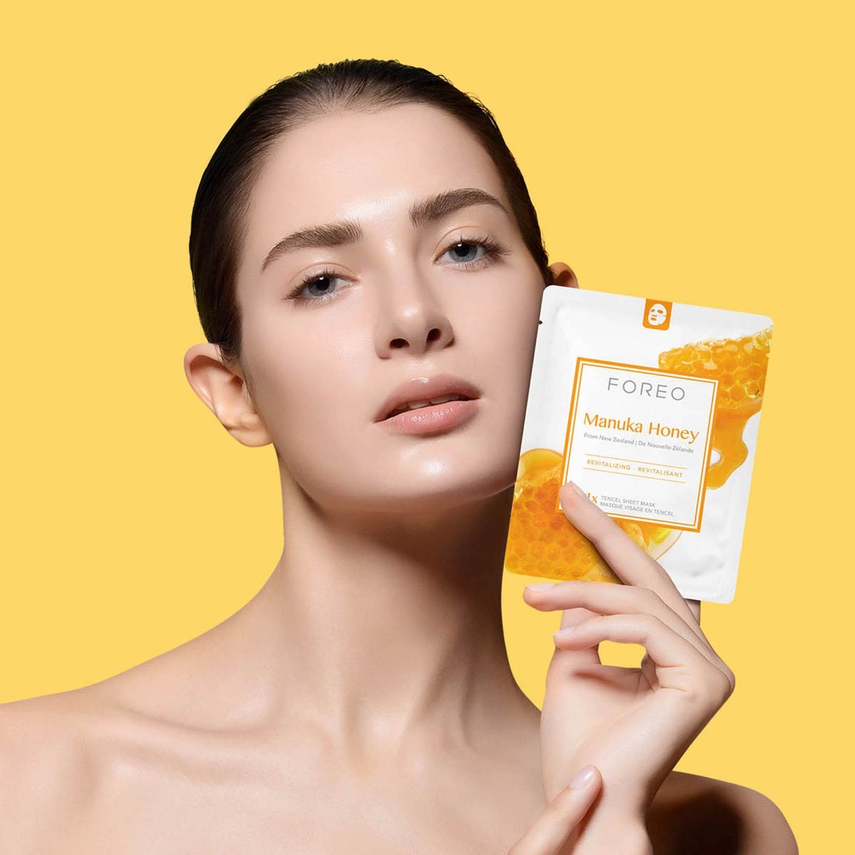 FOREO Sweden Farm To Face Collection Sheet Masks Manuka Honey 3 Stück