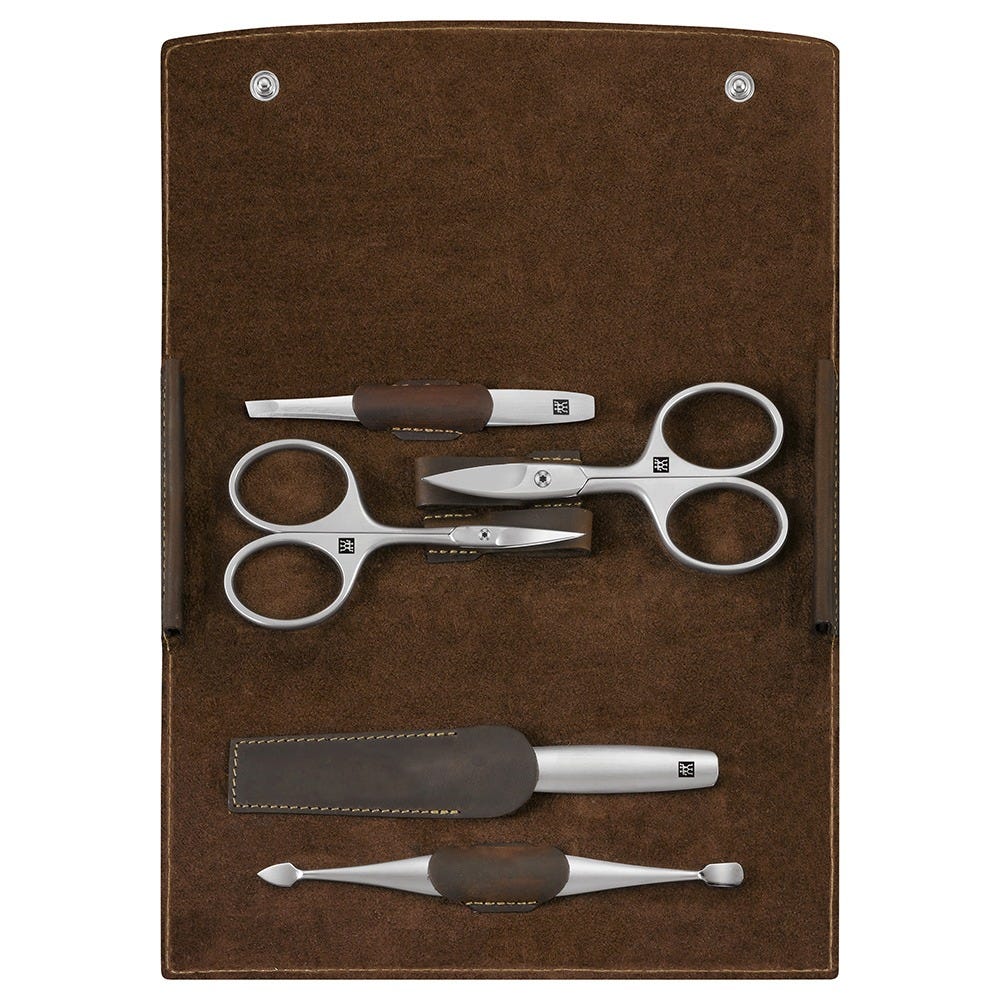 Zwilling Premium Maniküre Set 5-teilig in Braun