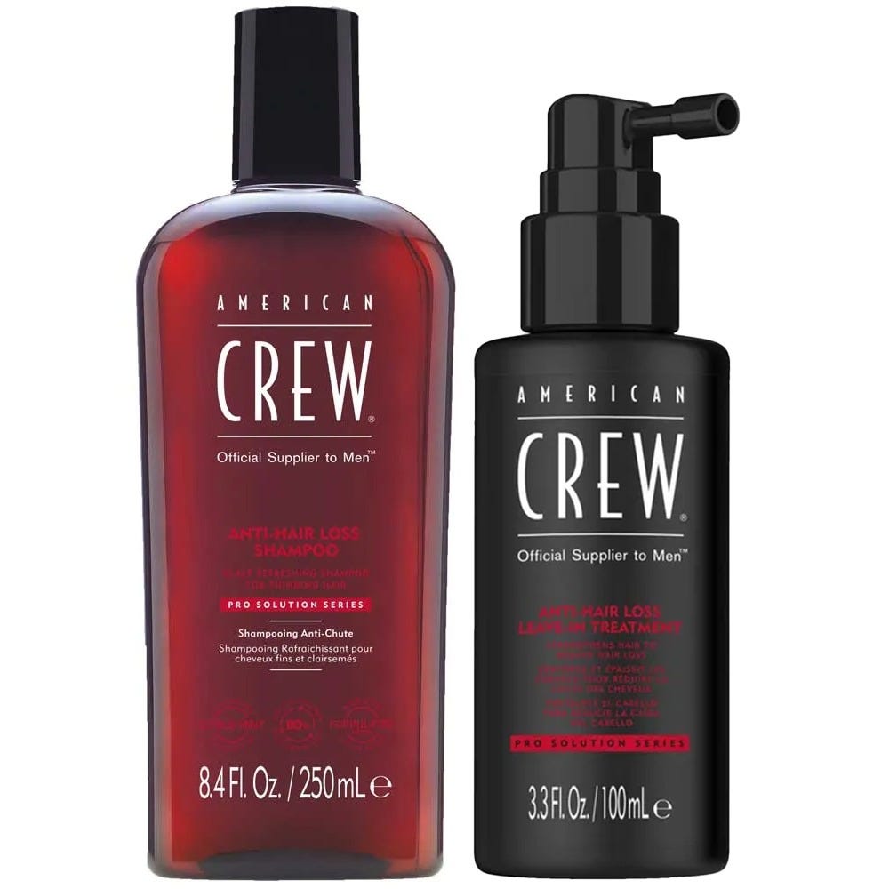 American Crew Anti-Hairloss Shampoo & Lotion Duo Bundle