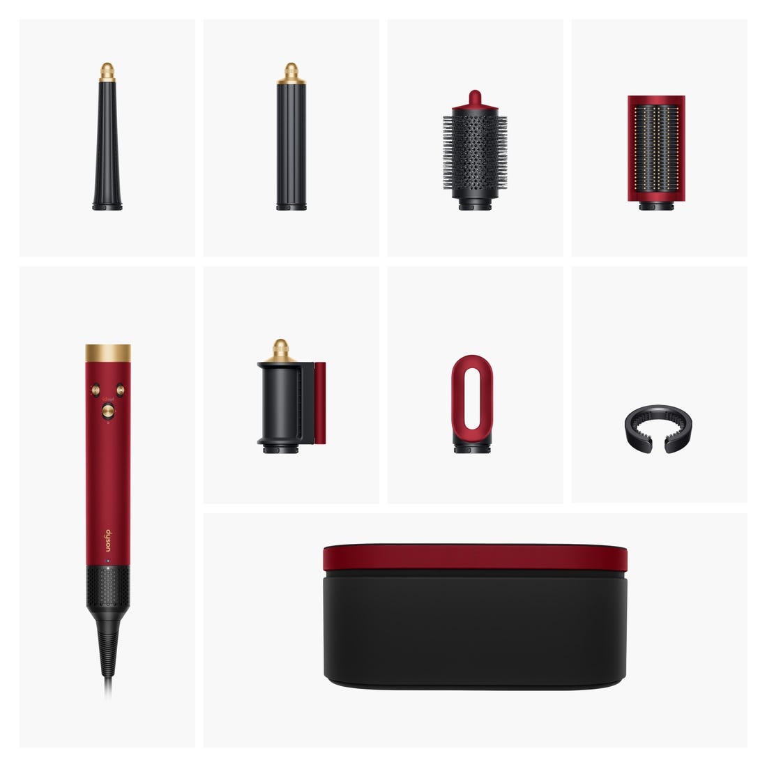 Dyson Airwarp I.D Multi Haarstyler Samtrot/Gold