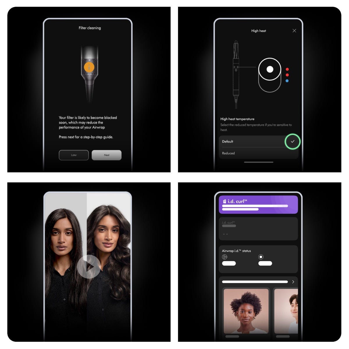 Dyson Airwarp I.D Multi Haarstyler Samtrot/Gold