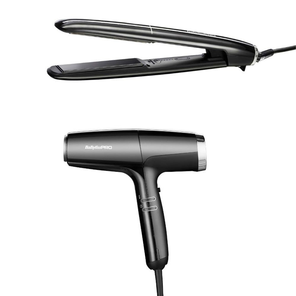 BaBylissPRO Falco & Stilista Styler Silber Bundle