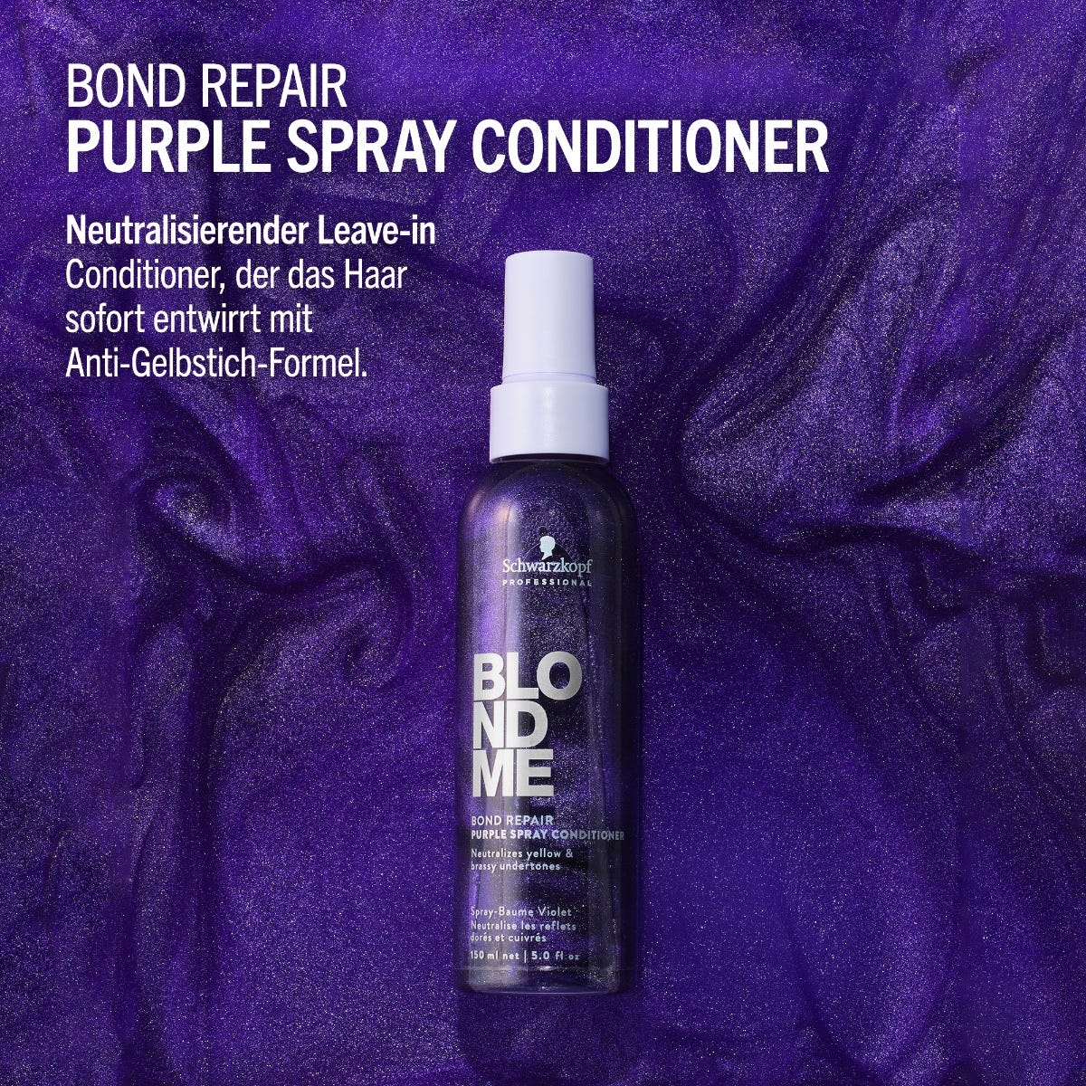 Schwarzkopf Blondme Purple Toning Spray 150 ml