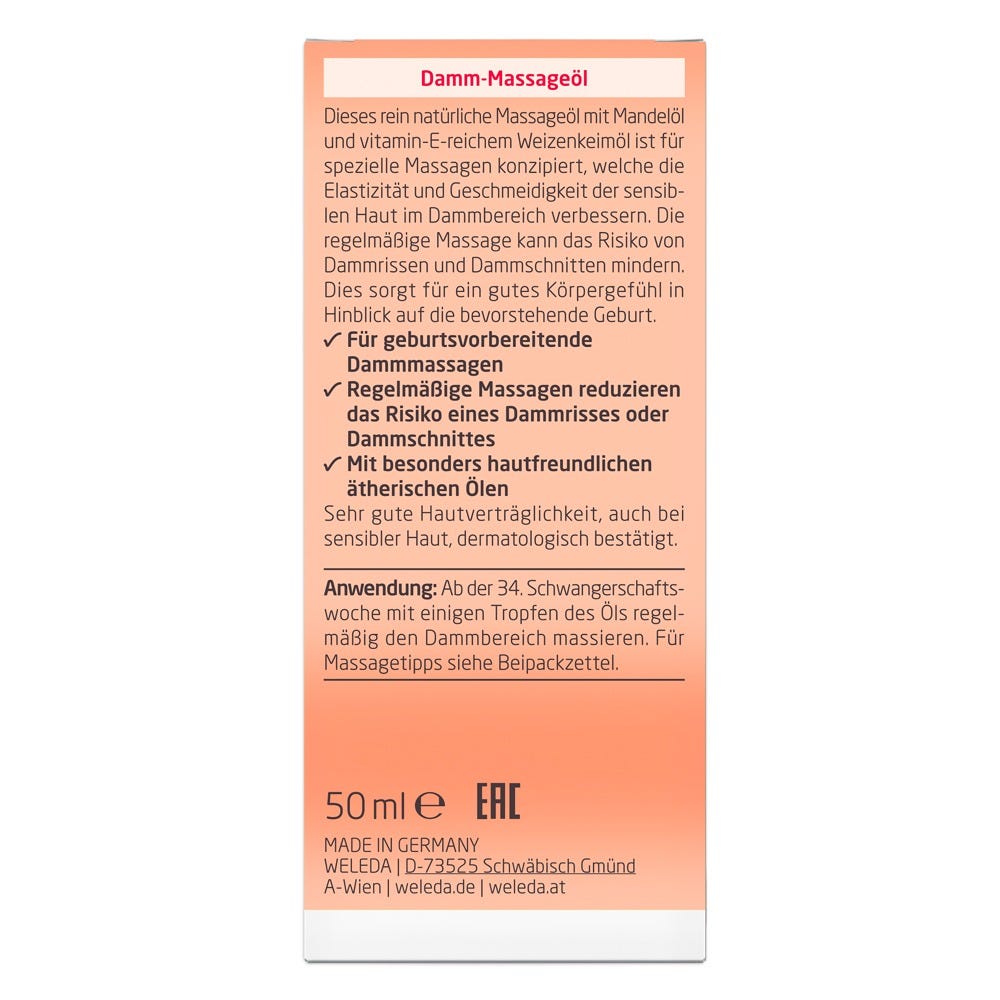Weleda Damm-Massageöl 50 ml
