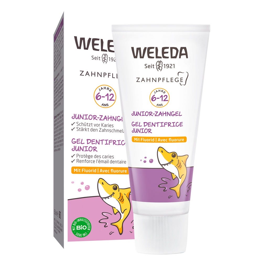Weleda Junior-Zahngel mit Fluorid 50 ml