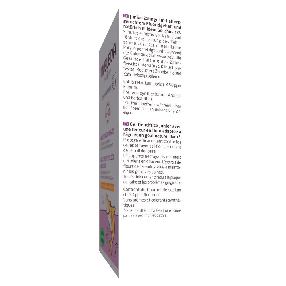 Weleda Junior-Zahngel mit Fluorid 50 ml