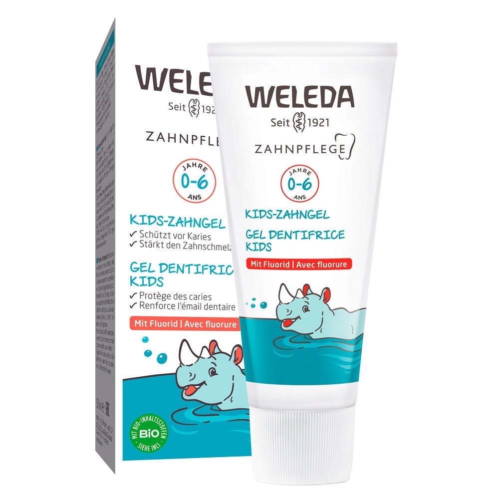 Weleda Kids-Zahngel mit Fluorid 50 ml