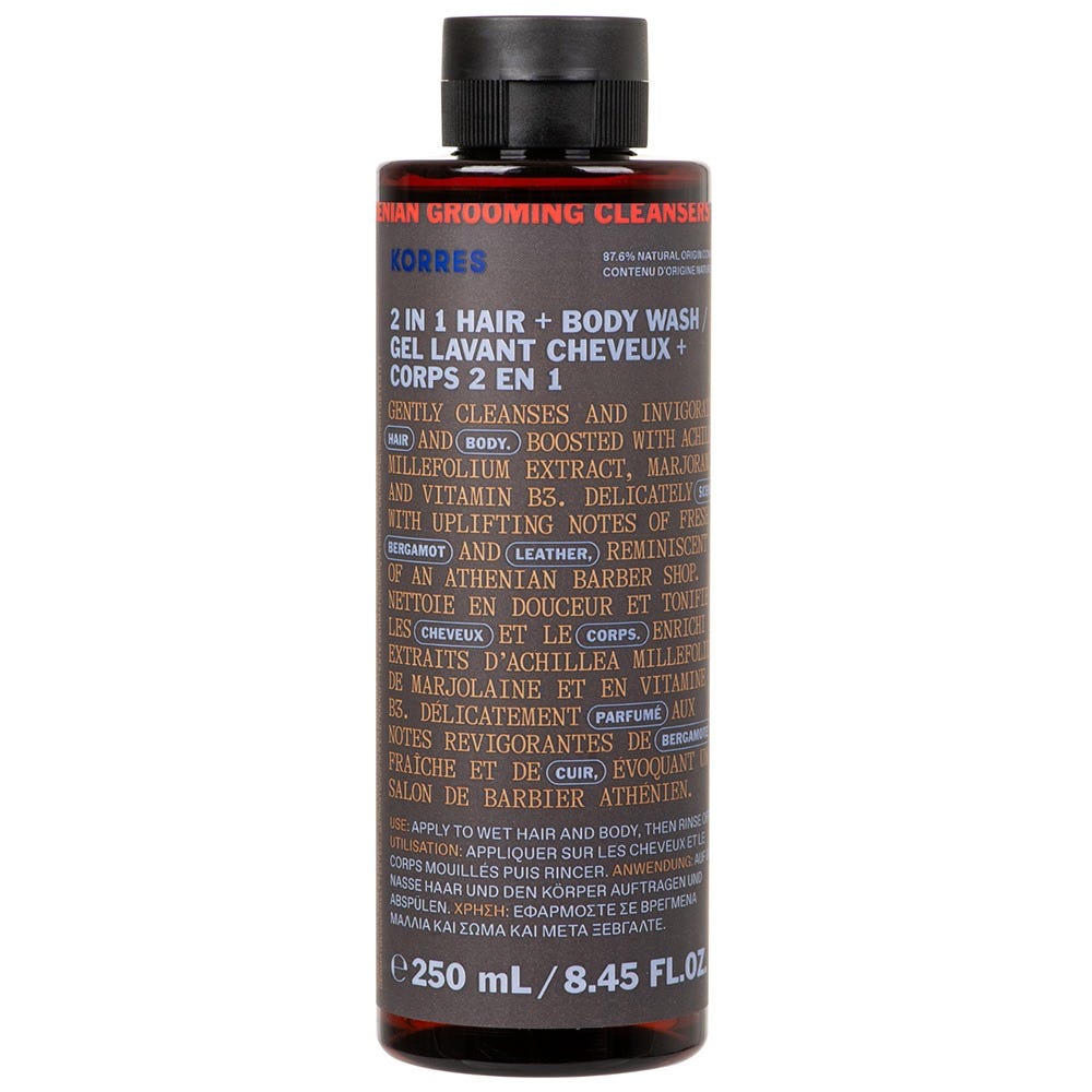 Korres Men Athenian Grooming 2-in-1 Shampoo und Duschgel 250 ml