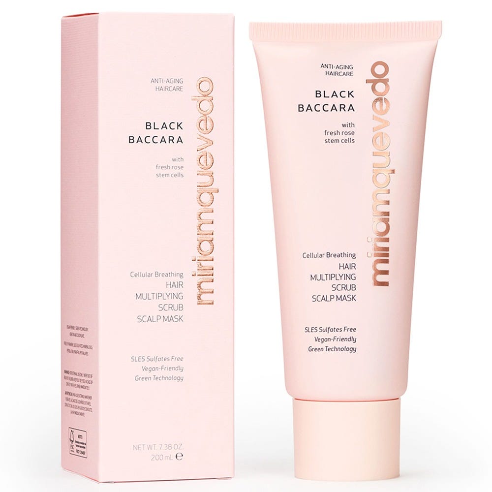 Miriam Quedevo Black Baccara Cellular Breathing Hair Multiplying Scrub Scalp Mask 200 ml