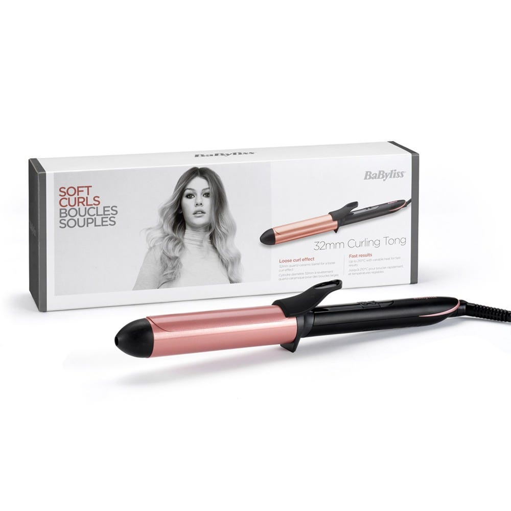 BaByliss Rose Quartz 32 mm Tong