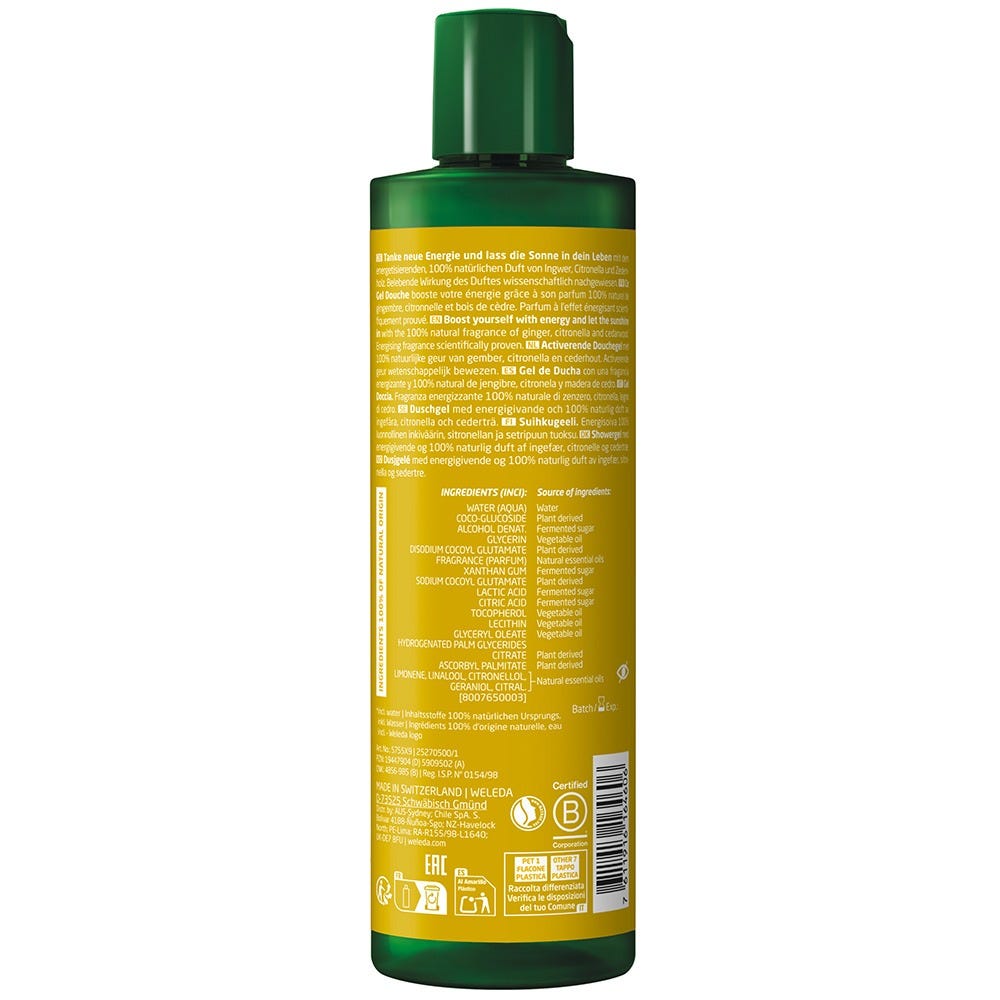 Weleda Energy Shower Gel Ingwer 400 ml