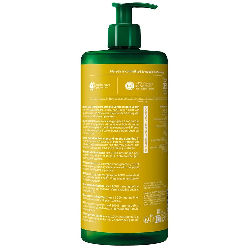 Weleda Energy Shower Gel Ingwer 750 ml