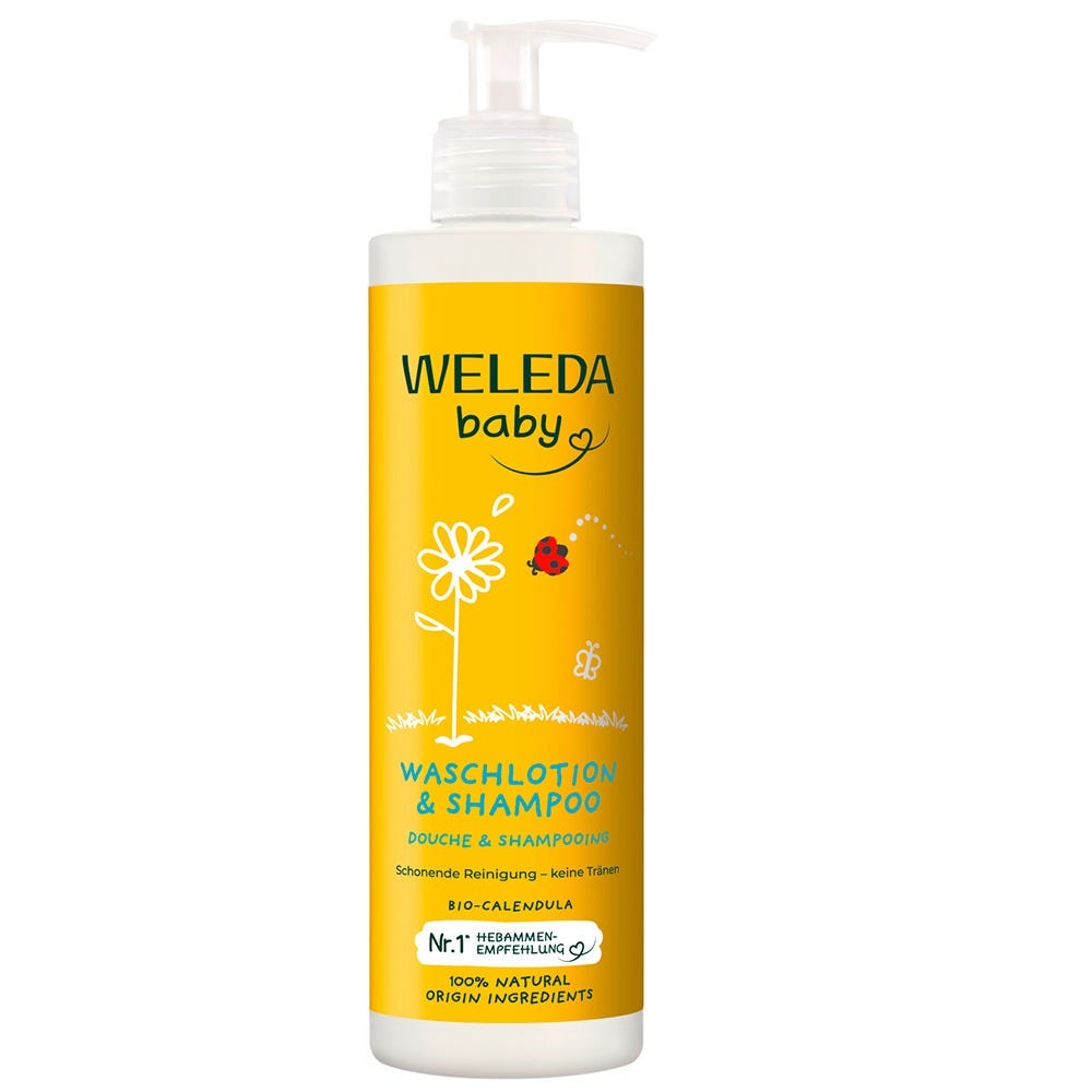 Weleda Calendula Waschlotion & Shampoo 400 ml