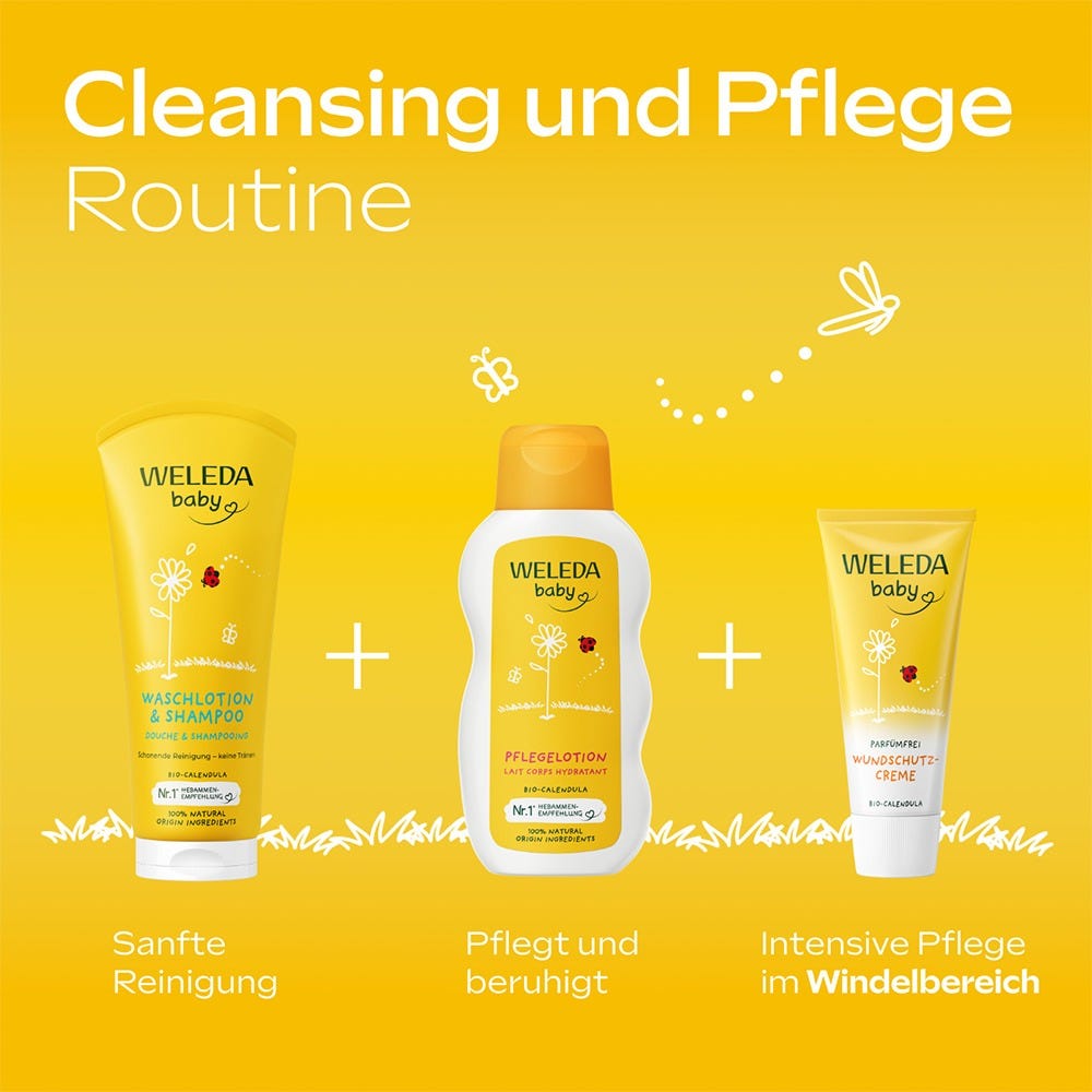 Weleda Calendula Waschlotion & Shampoo 400 ml