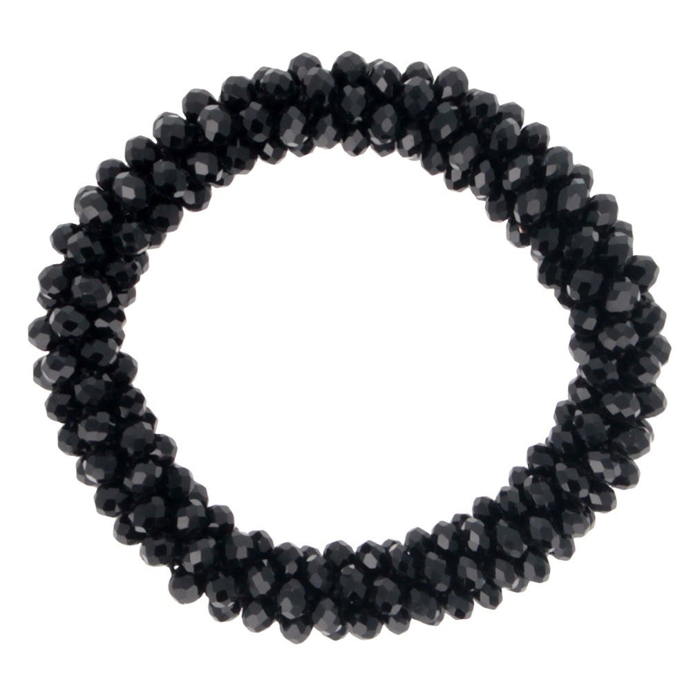 Solida Haargummi schwarz Strass 1 Stk.