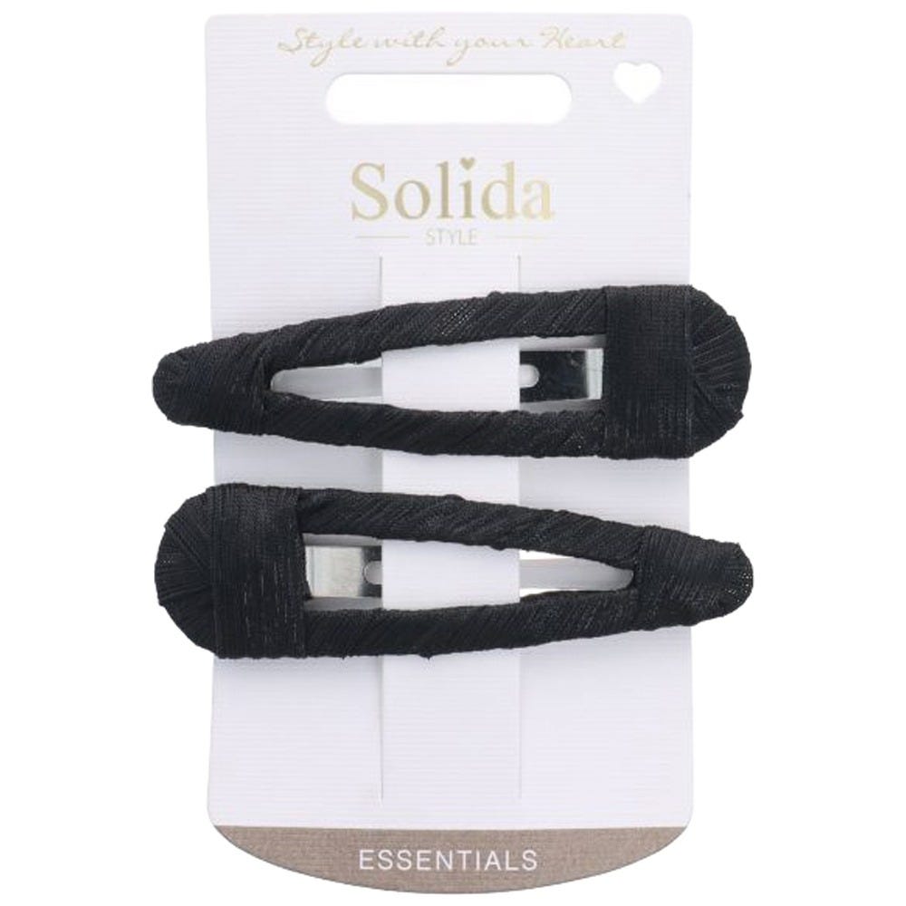 Solida Haarclips schwarz 2 Stk.