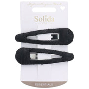Solida Haarclips schwarz 2 Stk.